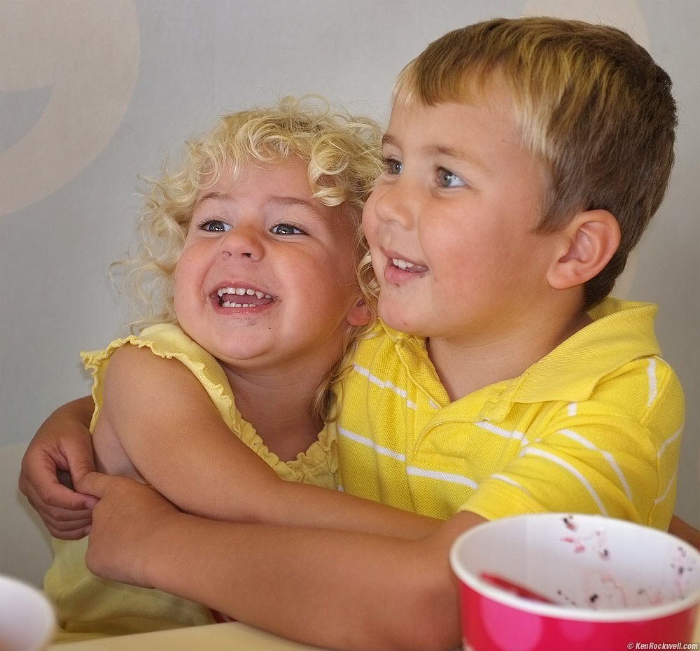 Katie and Ryan Hugging for Mom