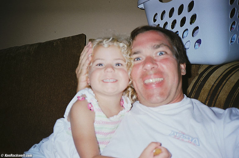 Katie is so much cuter than Dada