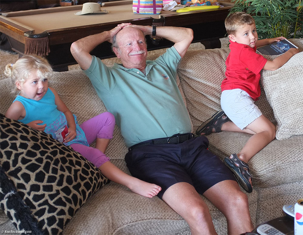 Watching Casper the Friendly Ghost with Pops