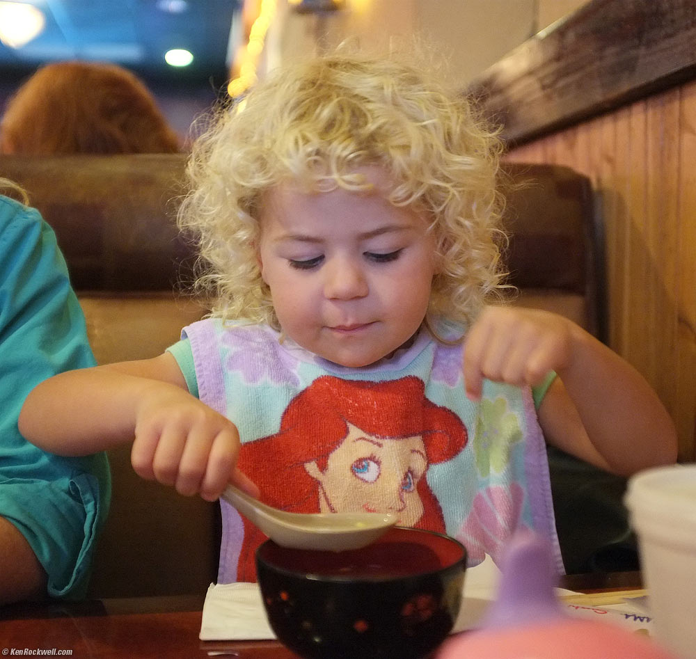 Katie Conquering Her Soup