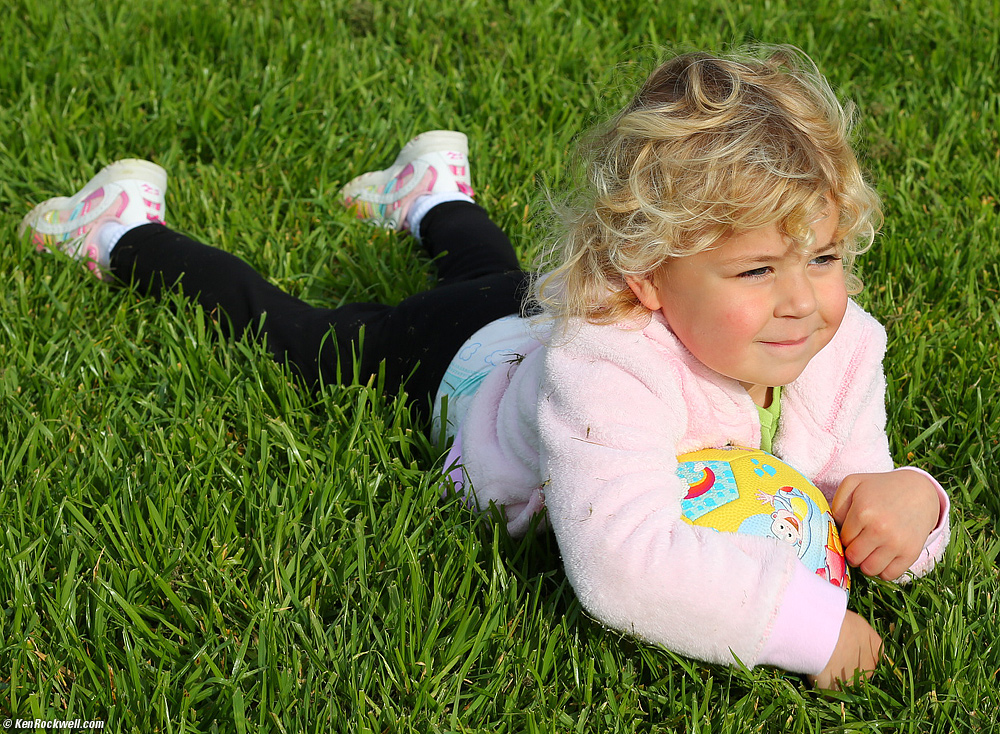 Katie in Noni's park