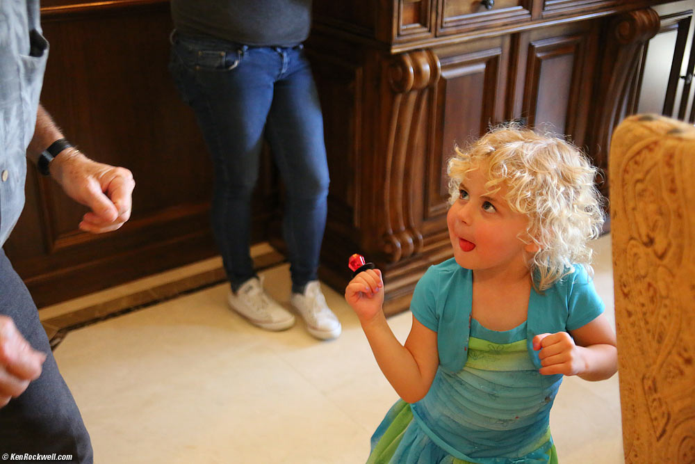 Katie pulls back to punch Pops