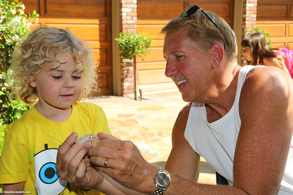 Councilman Voigts presents Katie a City pin.