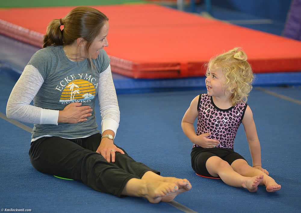 Katie and her teacher