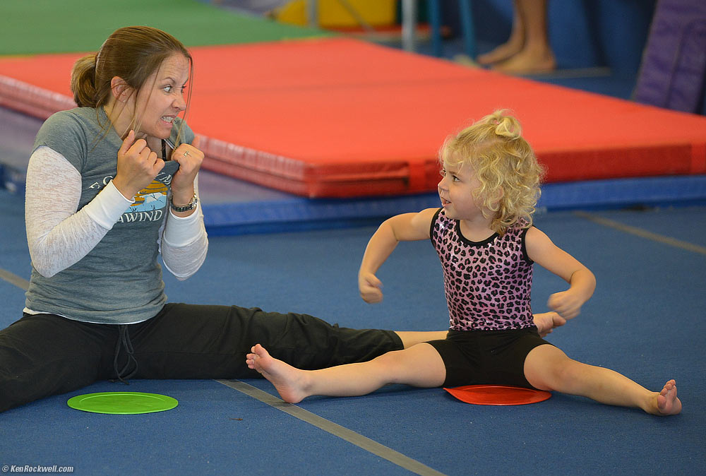 Katie and her teacher