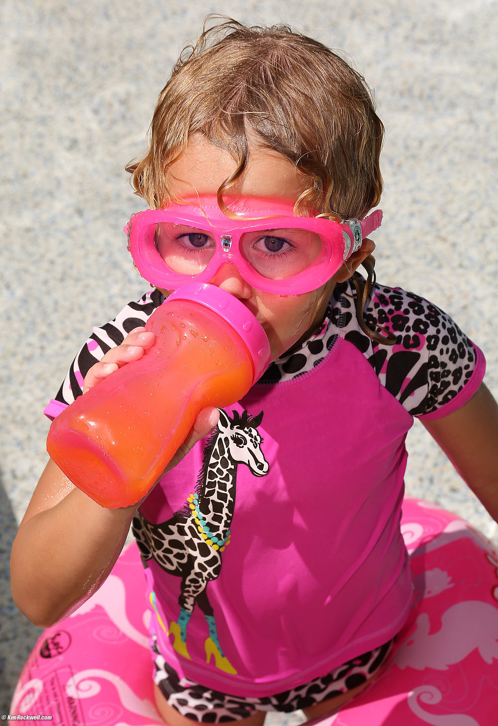 Katie and Mango Juice