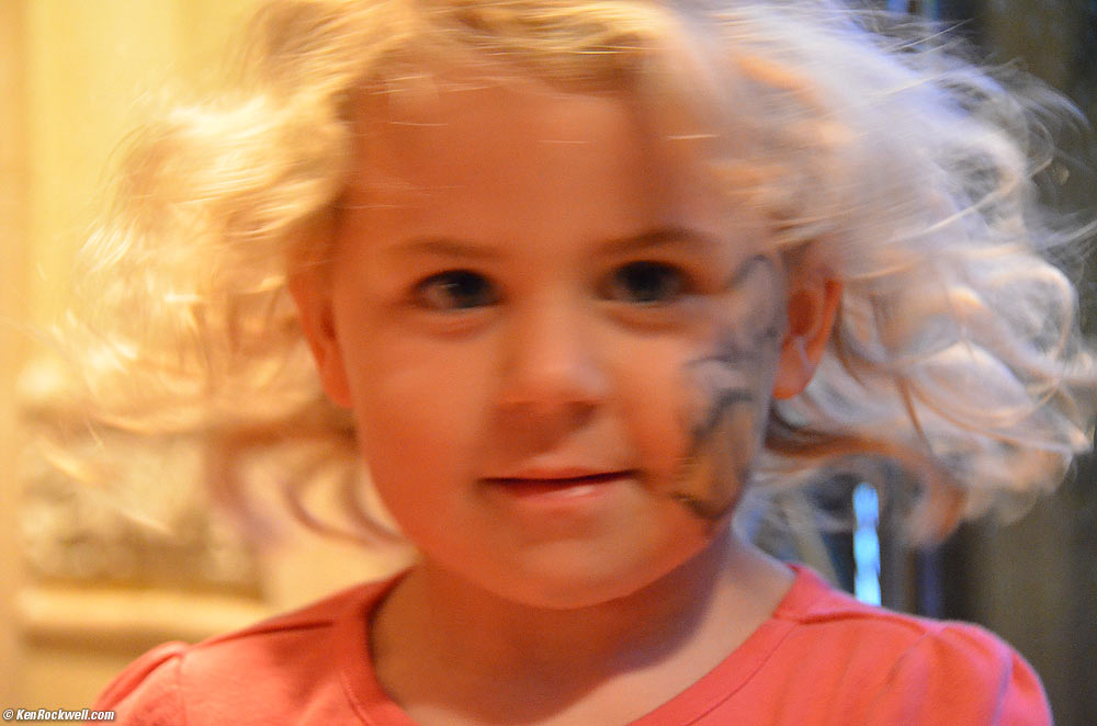 Katie spins her head