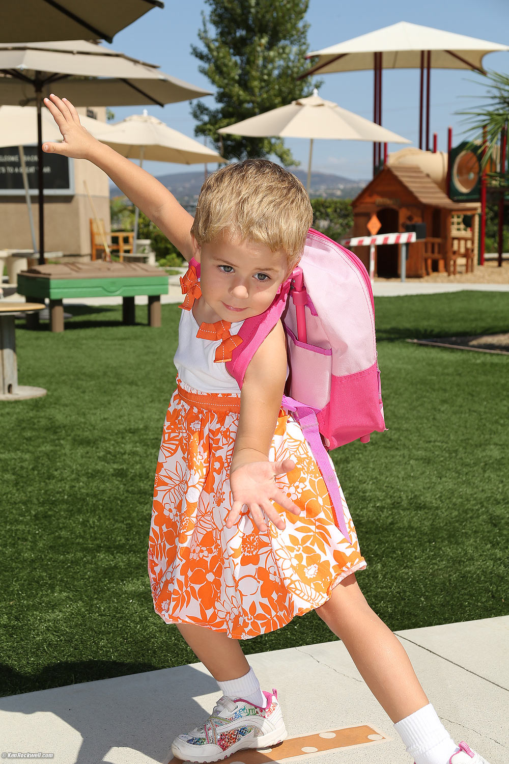 Katie loves to pose!