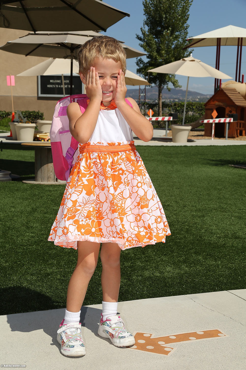 Katie loves to pose!