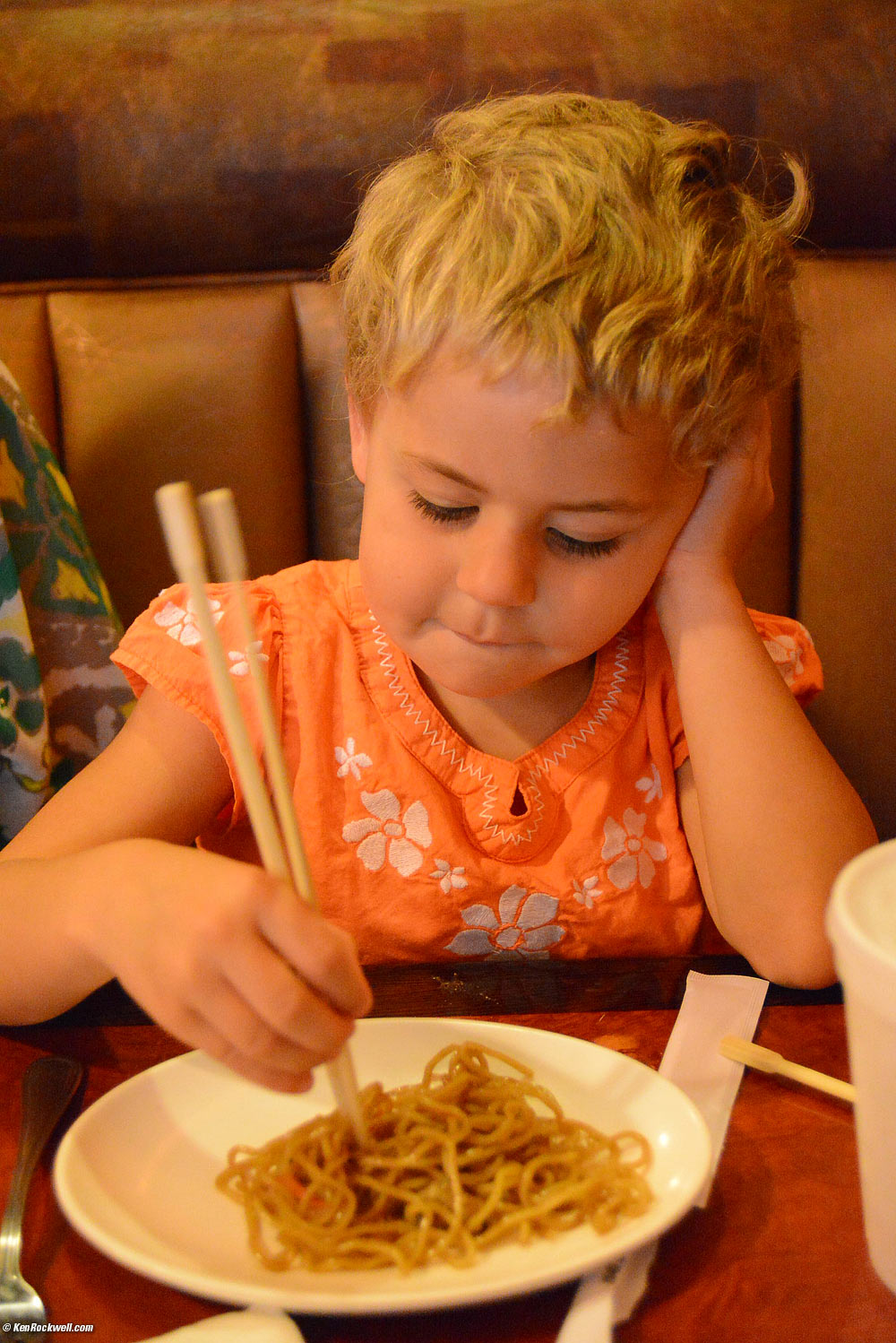 Katie and chopsticks