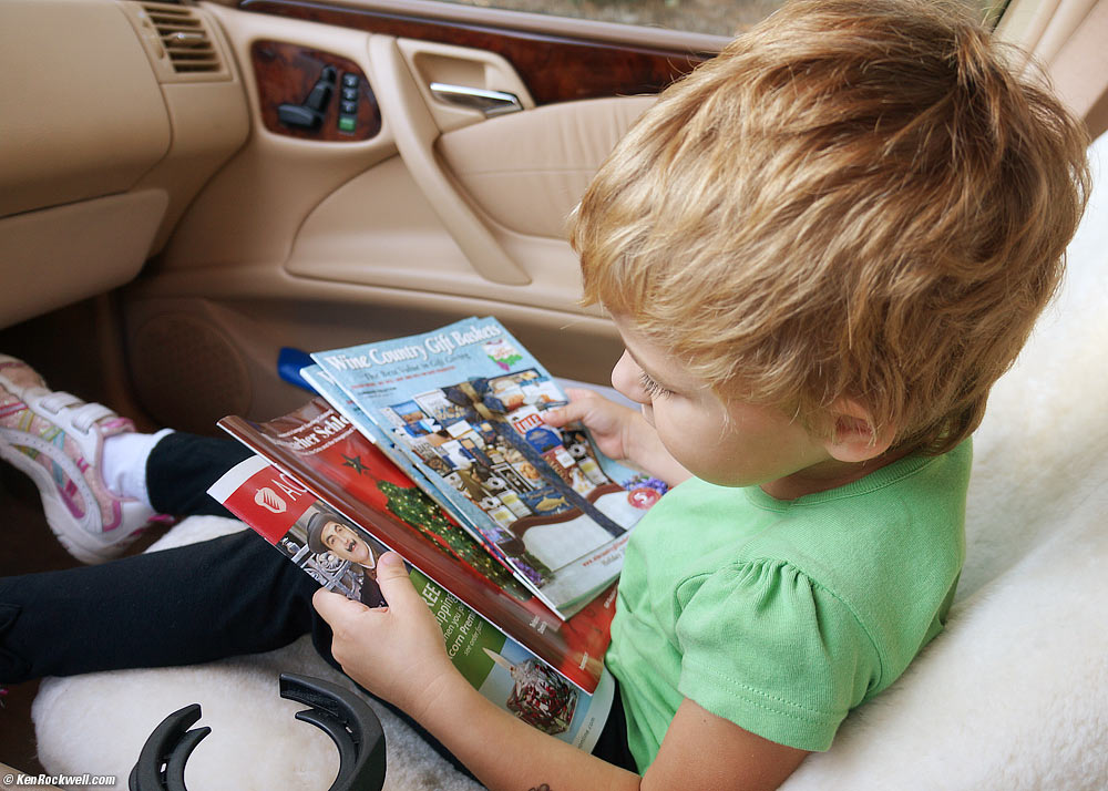 Katie gets the mail.