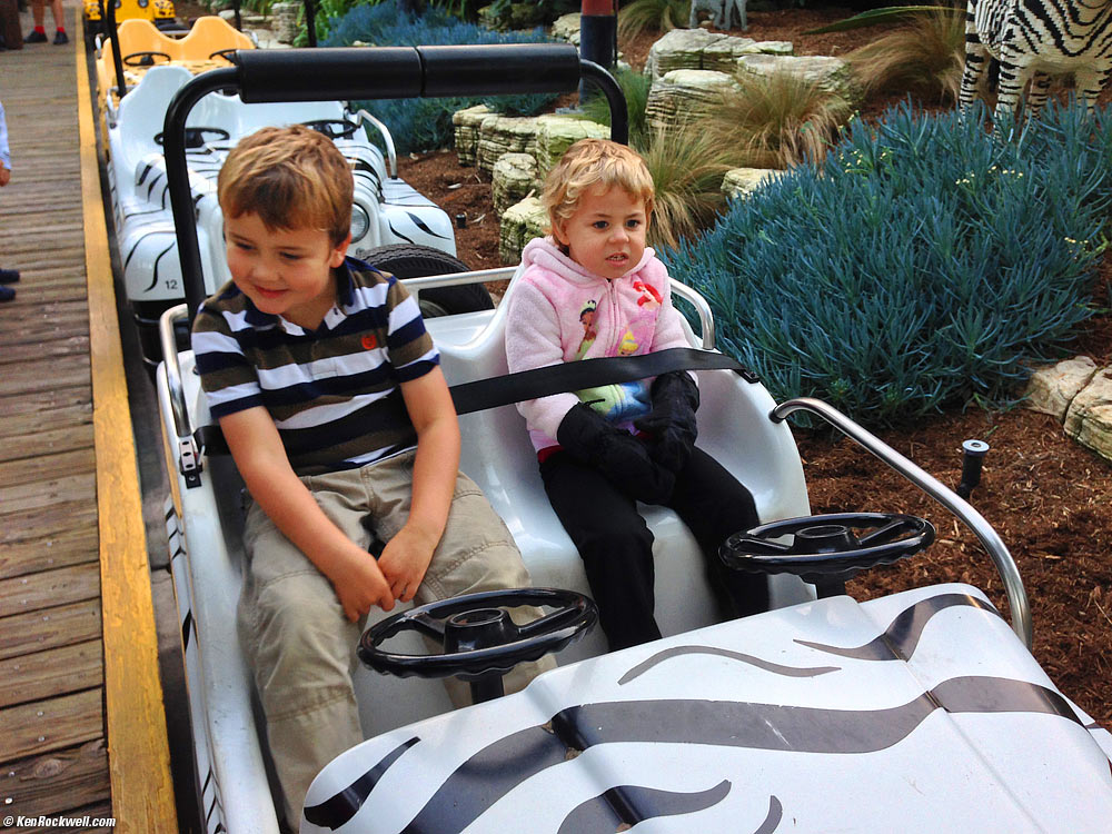 Ryan and Katie on the Safari RIde