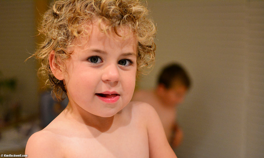 Katie after her bath.