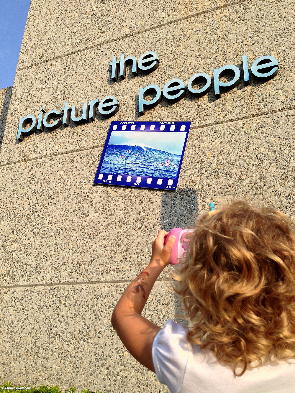 Katie photographs NCPS with her VTech 1227