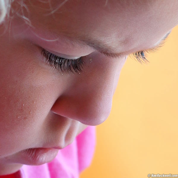 Katie imagines what whe's going to draw