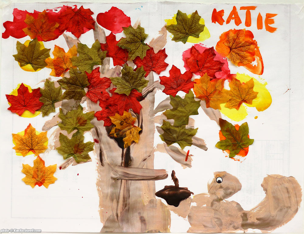 Katie's squirrel painting