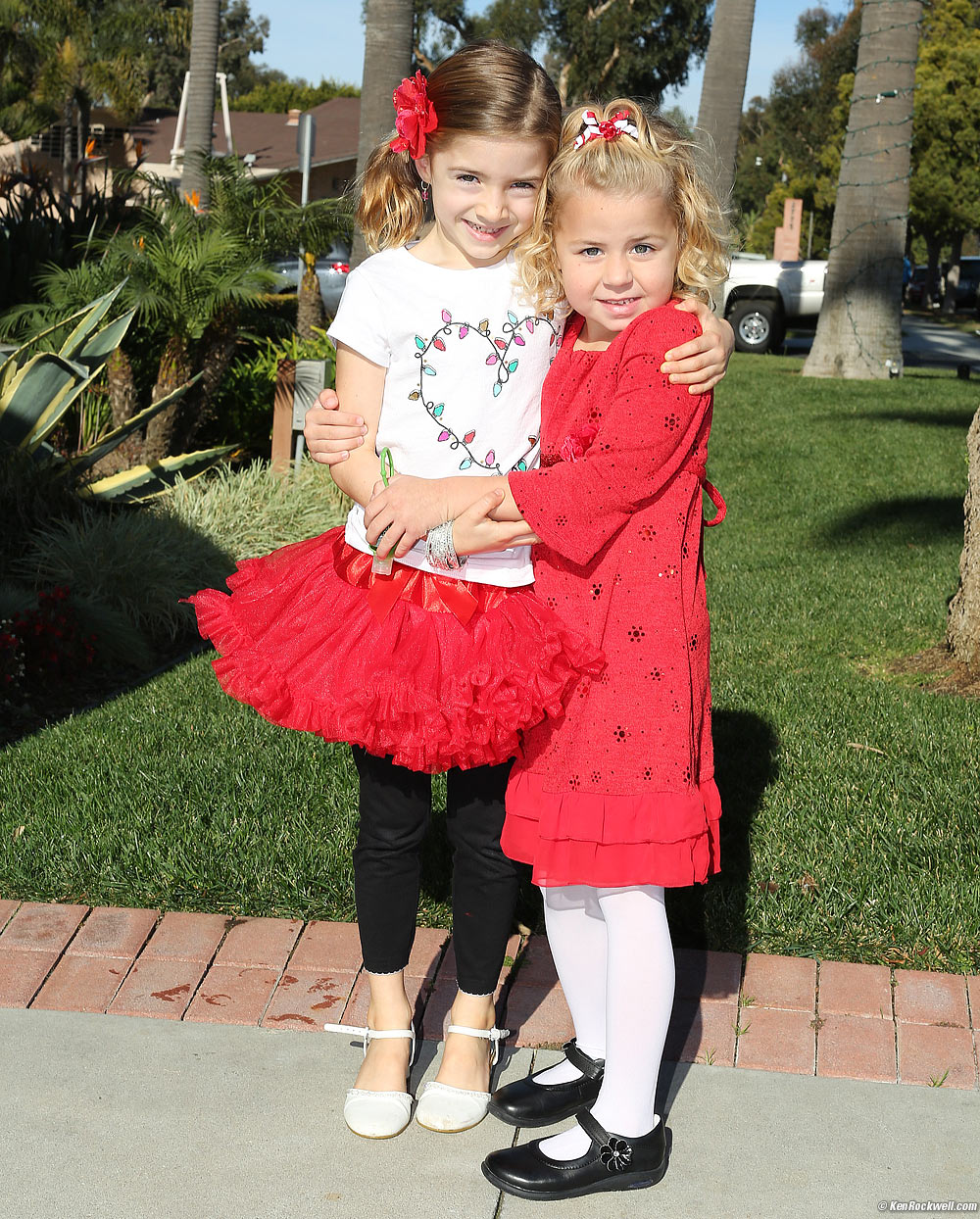 Katie and freind before the concert