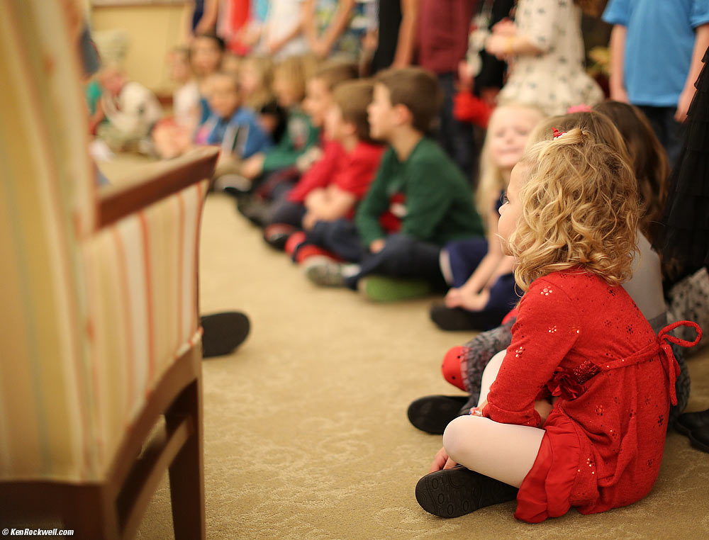 Katie at the concert