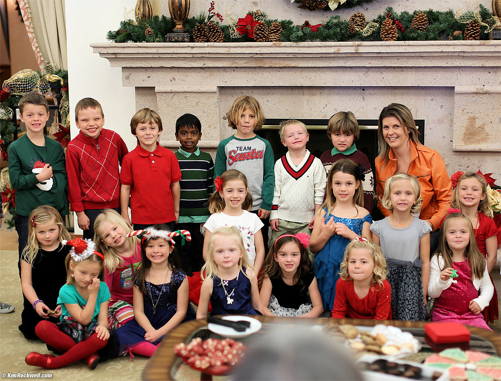 Katie and her class at the concert