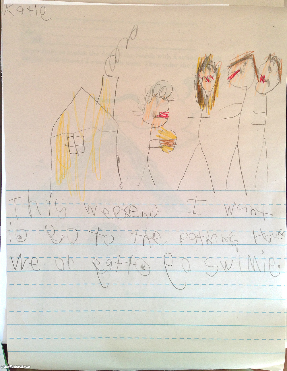 This weekend I went to the Putnams (actually Stevens) house. We got to go swimming