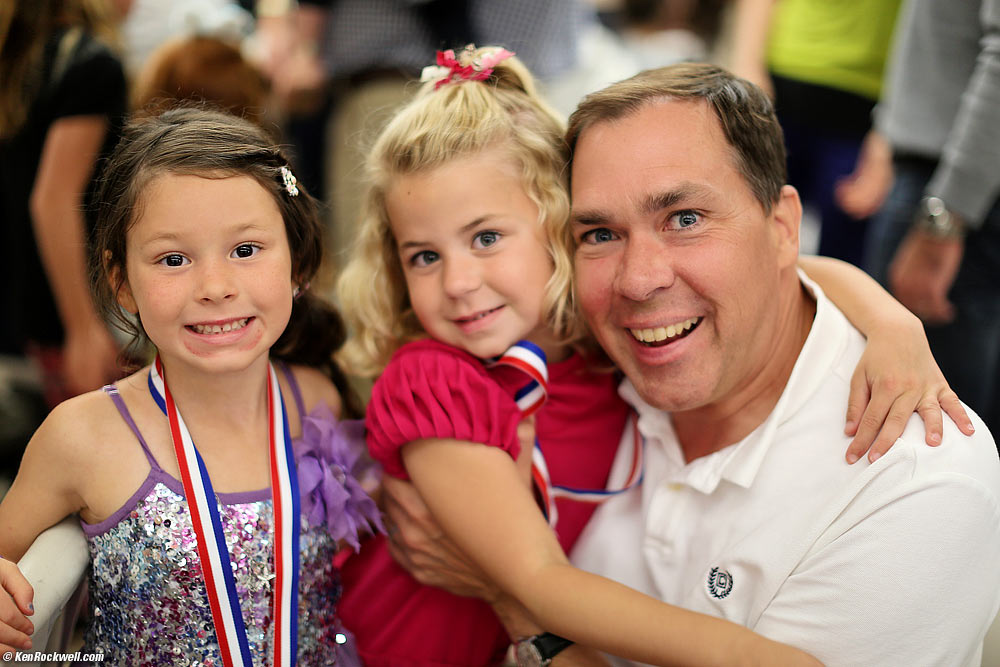 Katie and friends at the reading awards