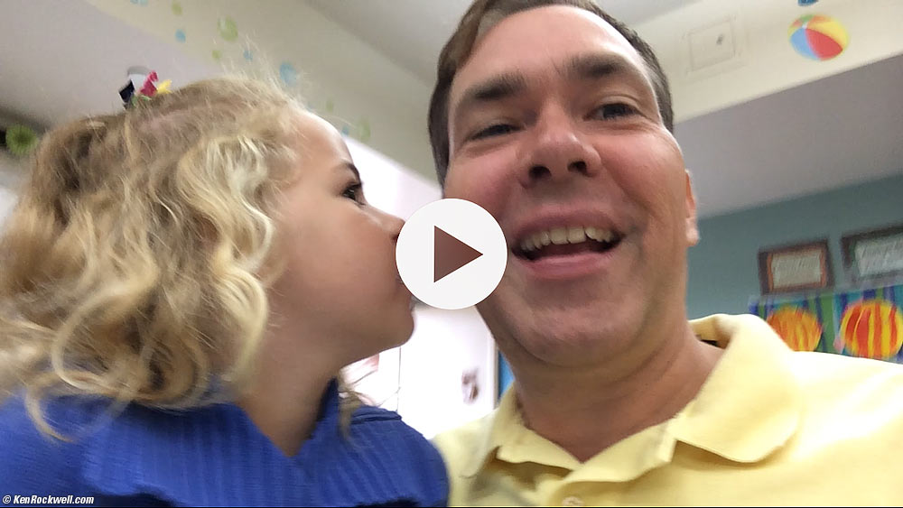 Katie sings to Dad at Dads and Donuts!!! 