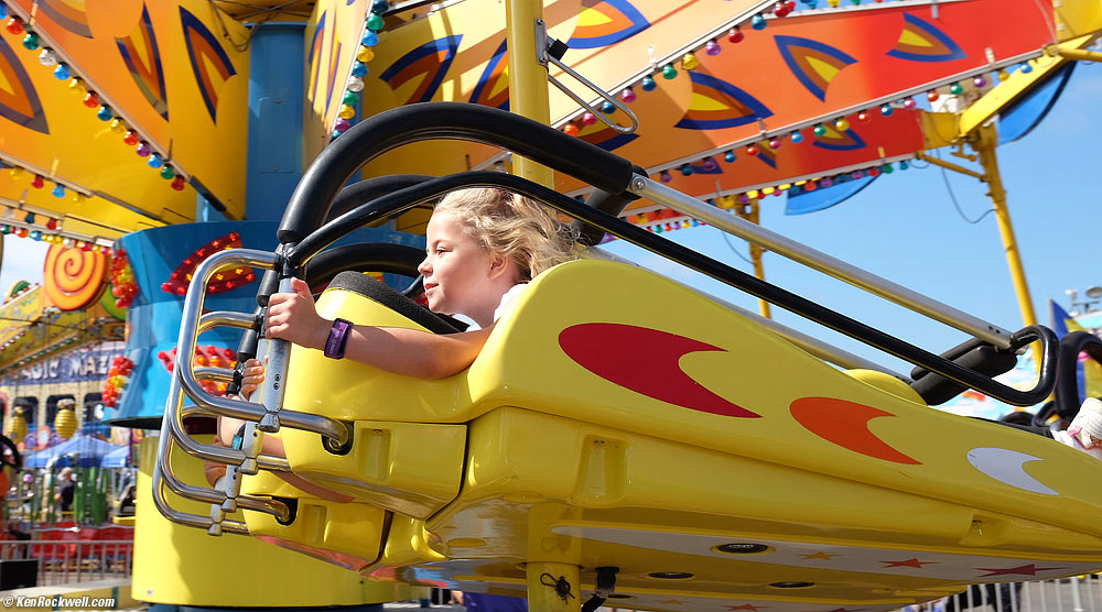 Katie at the county fair