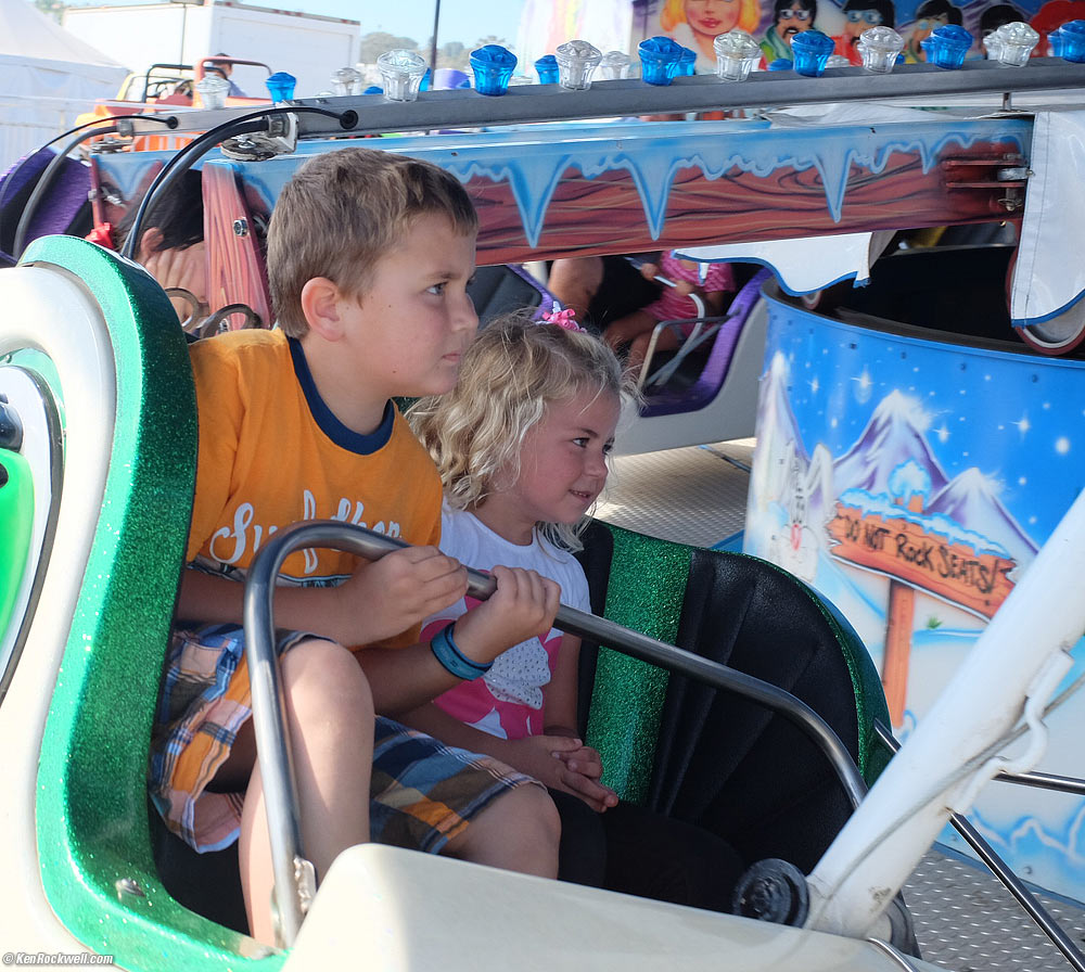 Katie at the county fair