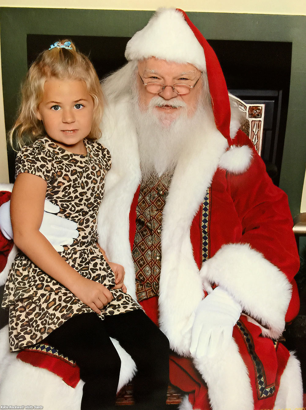 Katie at her school feast.
