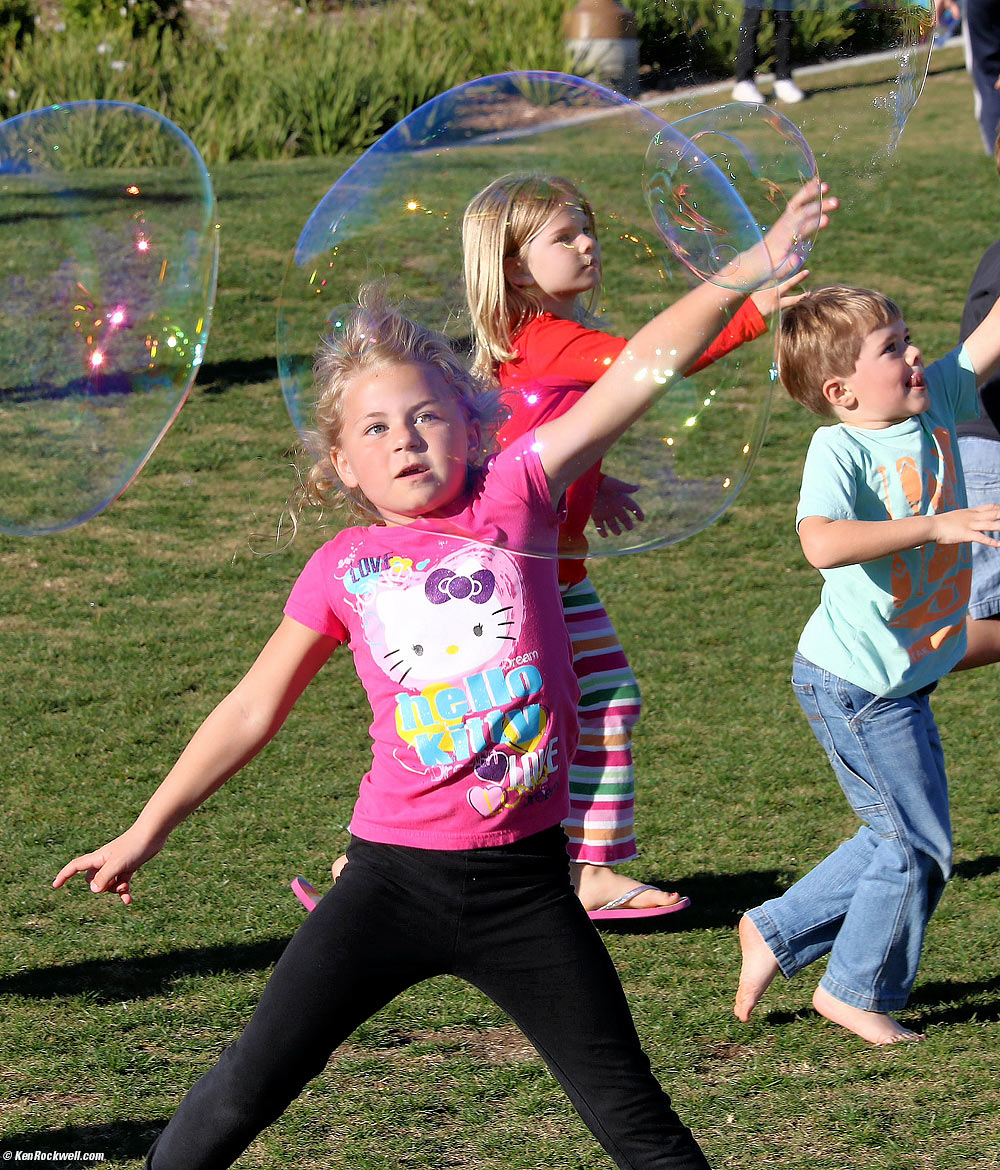 Katie and the big bubble