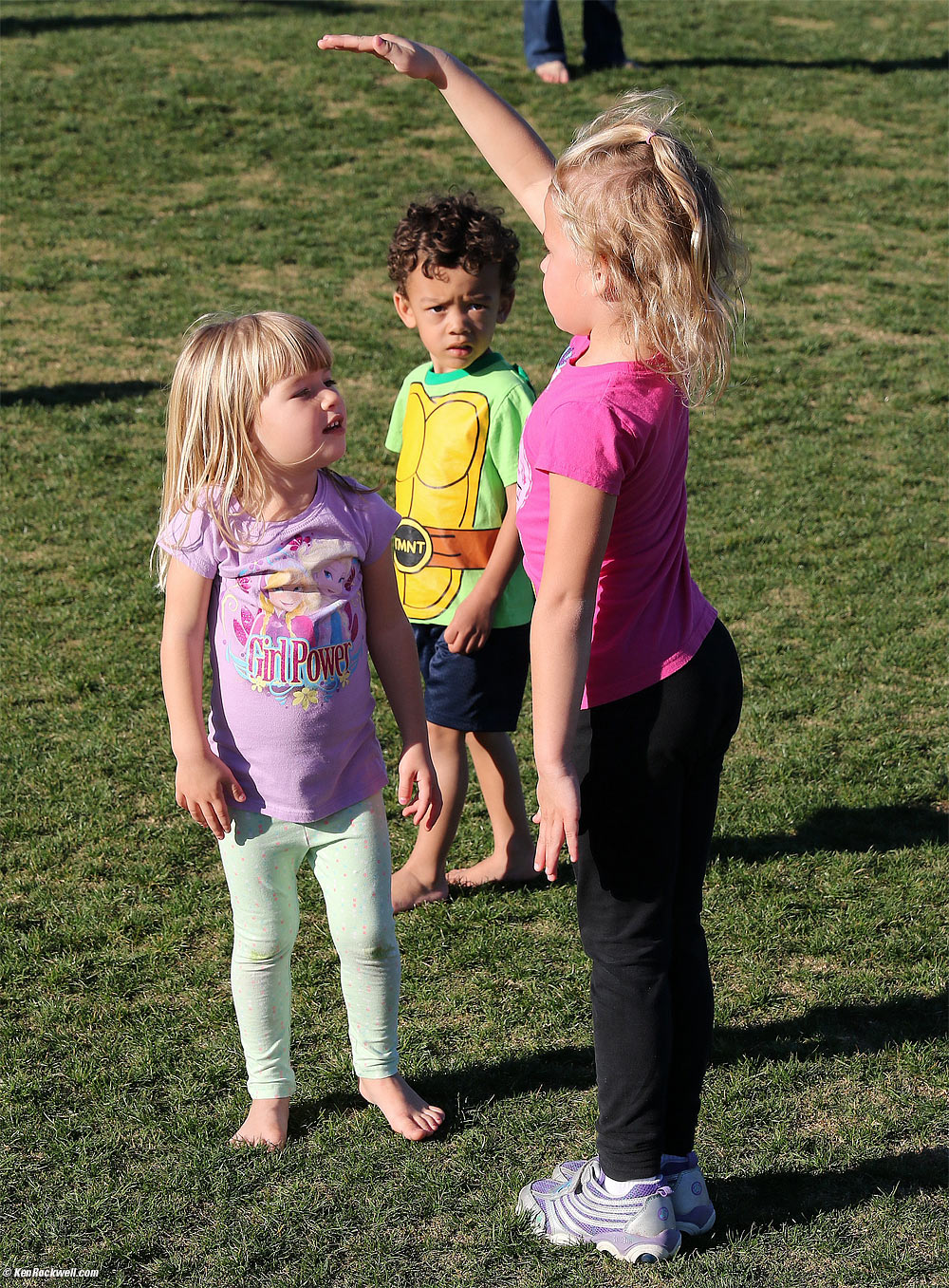 Katie and a new friend