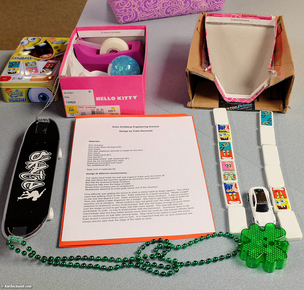 Katie's Rube Goldberg project