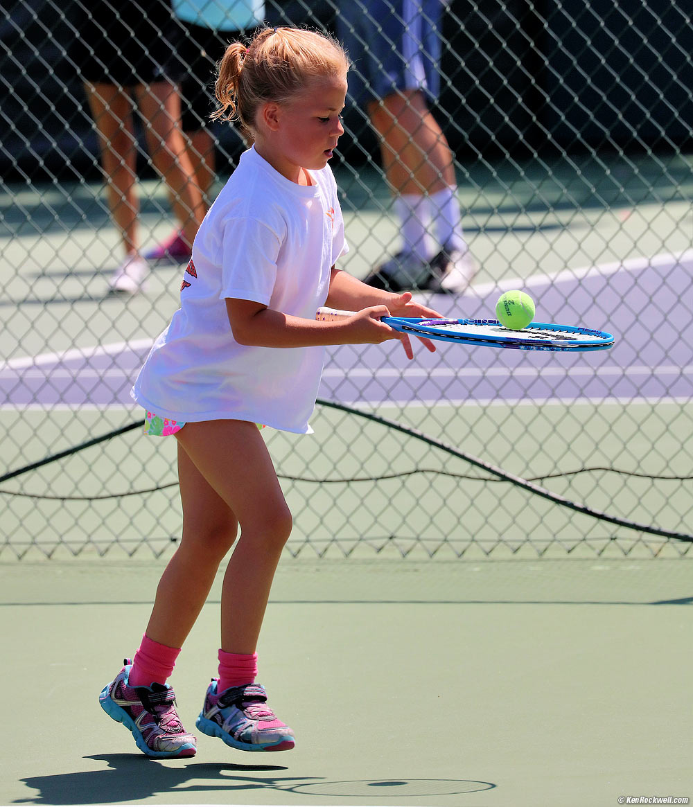 Warmup: balancing the ball while walking