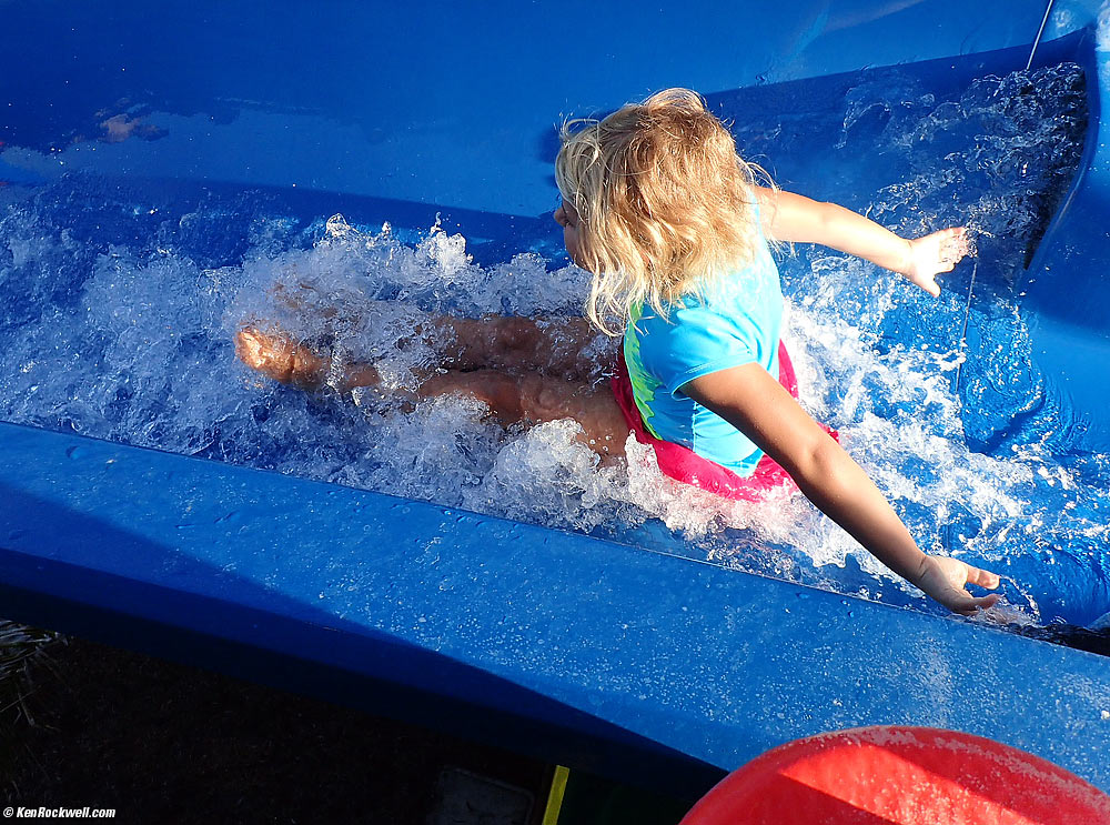 Katie at the Legoland Water Park