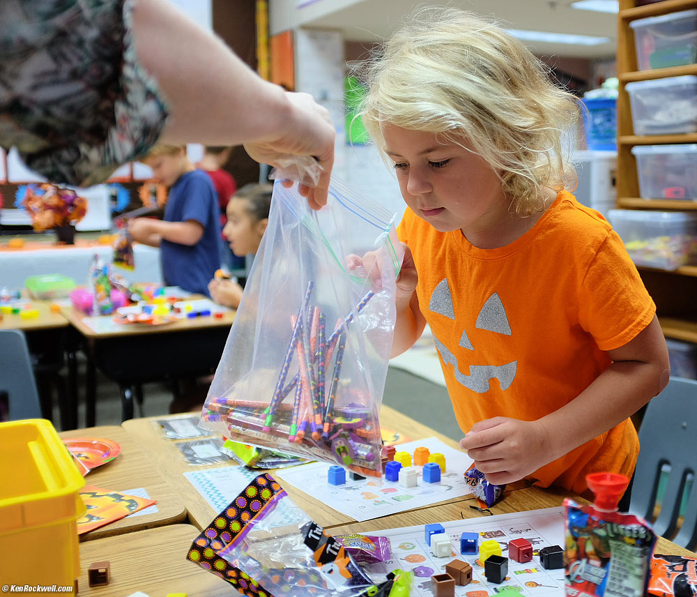 Katie wins a prize at BINGO