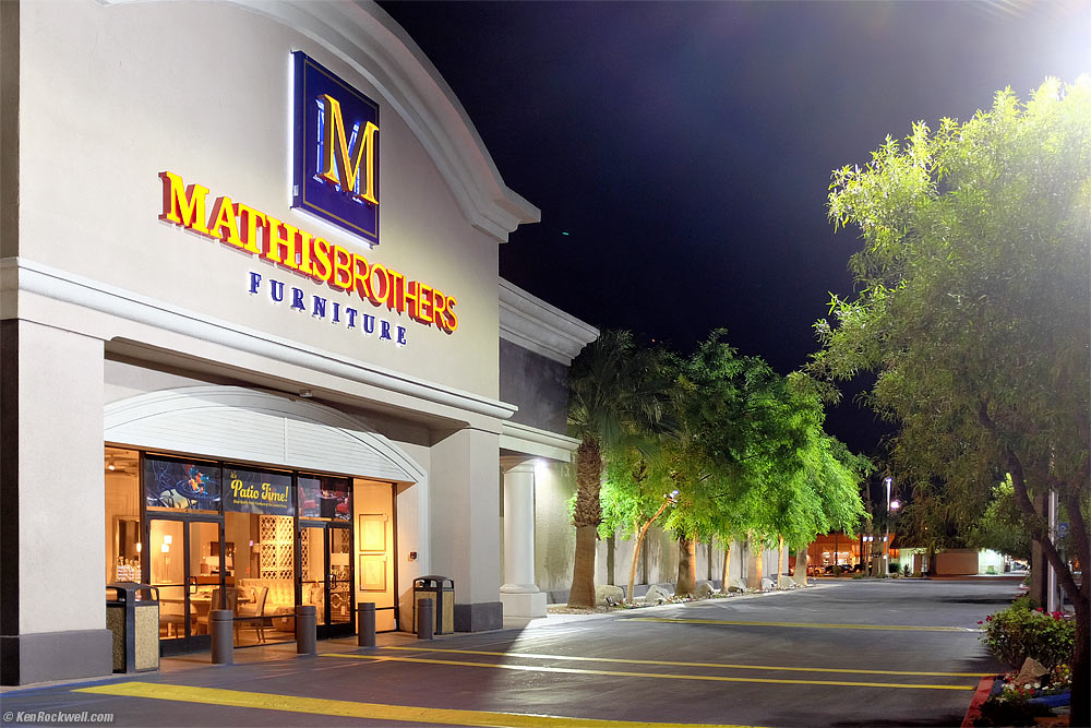 Mathis Brothers at Night