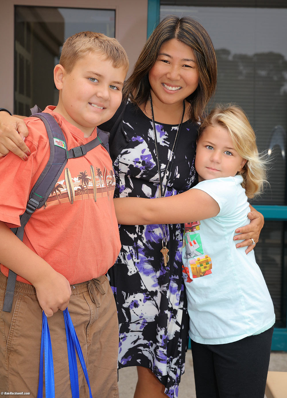 Ryan, Mrs. Hayes and Katie