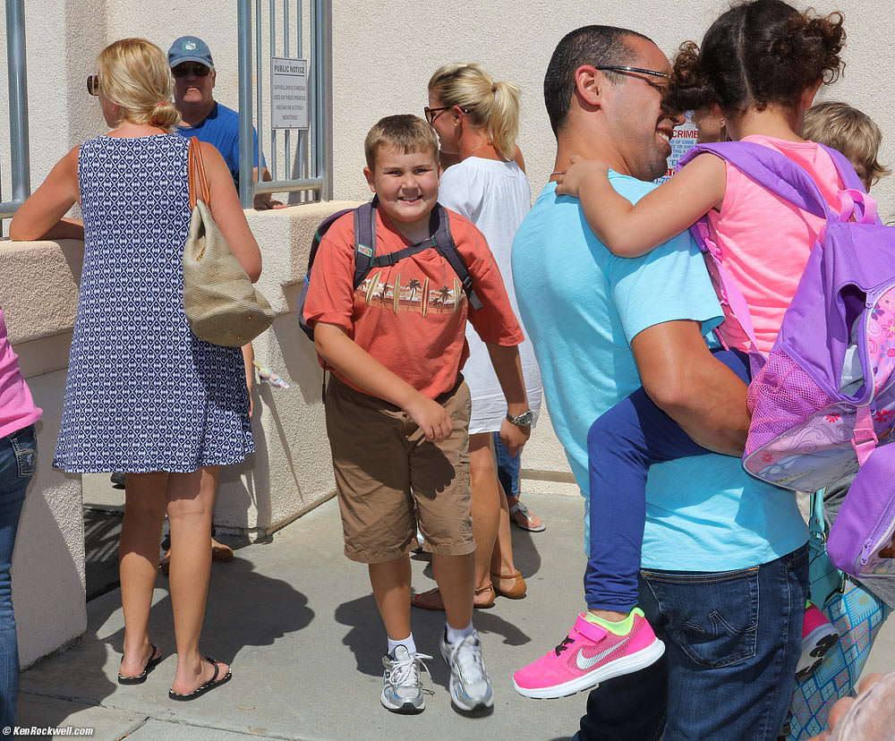 Ryan after his first day of school