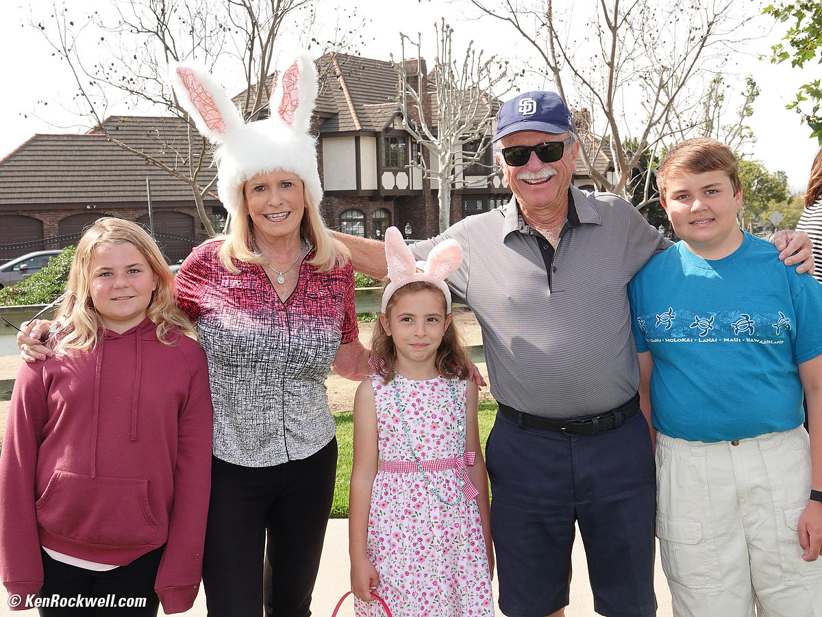 Katie, Noni, Emily, Pops and Ryan at the park