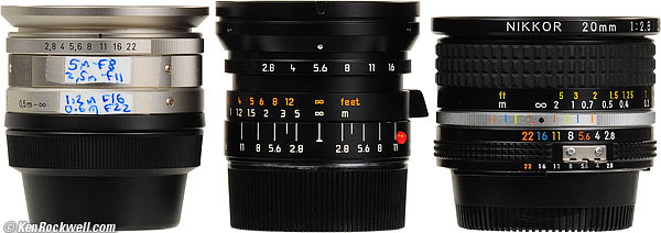 Nikon, Leica, Contax and Zeiss