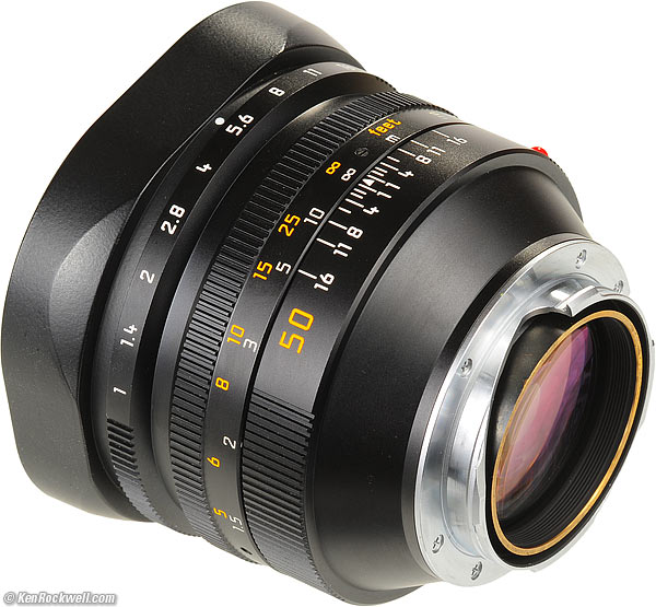 Rear, LEICA NOCTILUX 50mm f/1