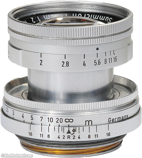 LEICA SUMMICRON 5cm f/2