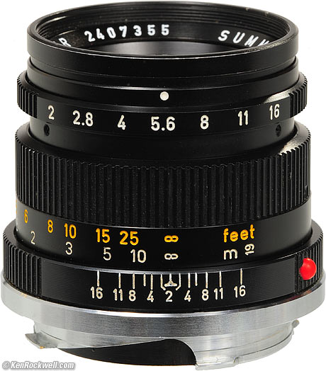 Leica 50mm f/2 SUMMICRON