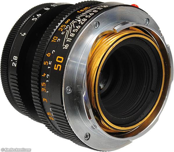 Rear, Leica ELMAR-M 50mm f/2.8