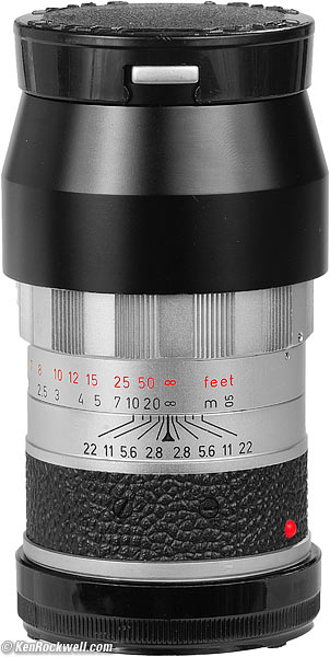 LEICA ELMARIT 90mm f/2.8 with hood