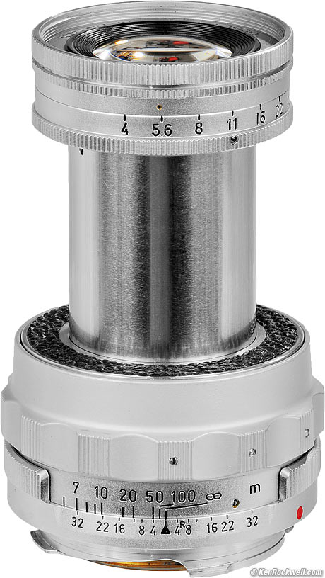 LEICA 90mm f4 ELMAR collapsible