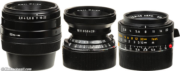 Contax 28mm and others