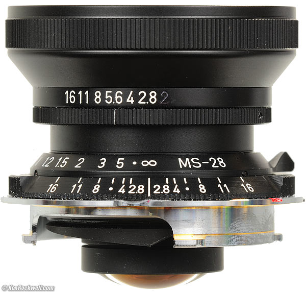 Converted 28mm Contax G for Leica M