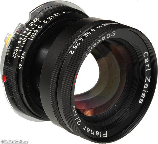 Contax 45mm G converted to Leica M