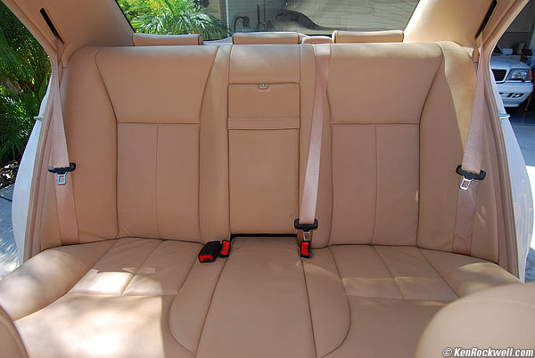 Mercedes E430 Rear Seats